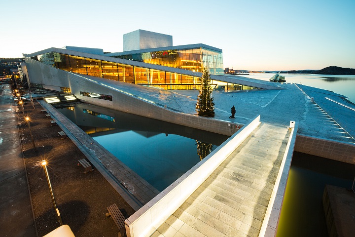 Oslo Opera and Ballet House in Oslo, Norway